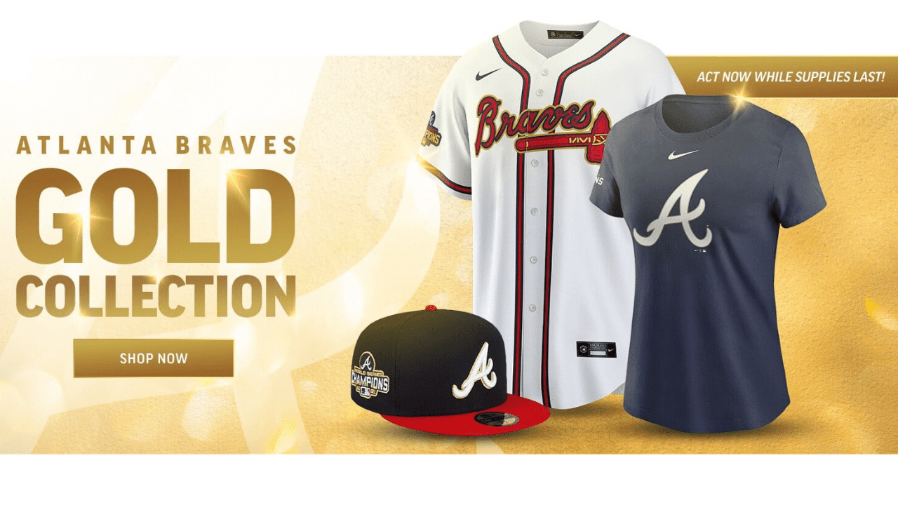 Atlanta Braves Gold Collection Gift Ideas For Braves Fans Atlanta