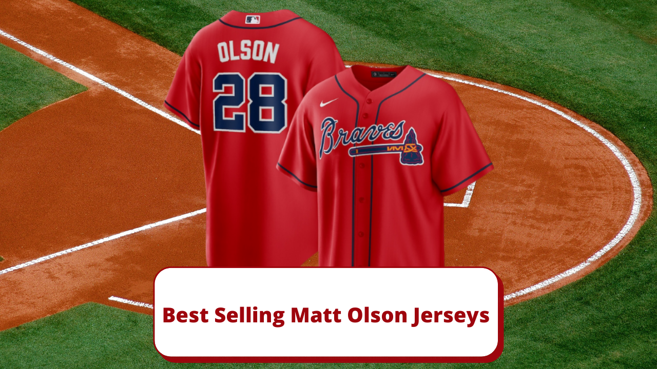 Atlanta Braves Matt Olson Men's Cotton T-Shirt - Heather Gray - Atlanta | 500 Level Major League Baseball Players Association (MLBPA)